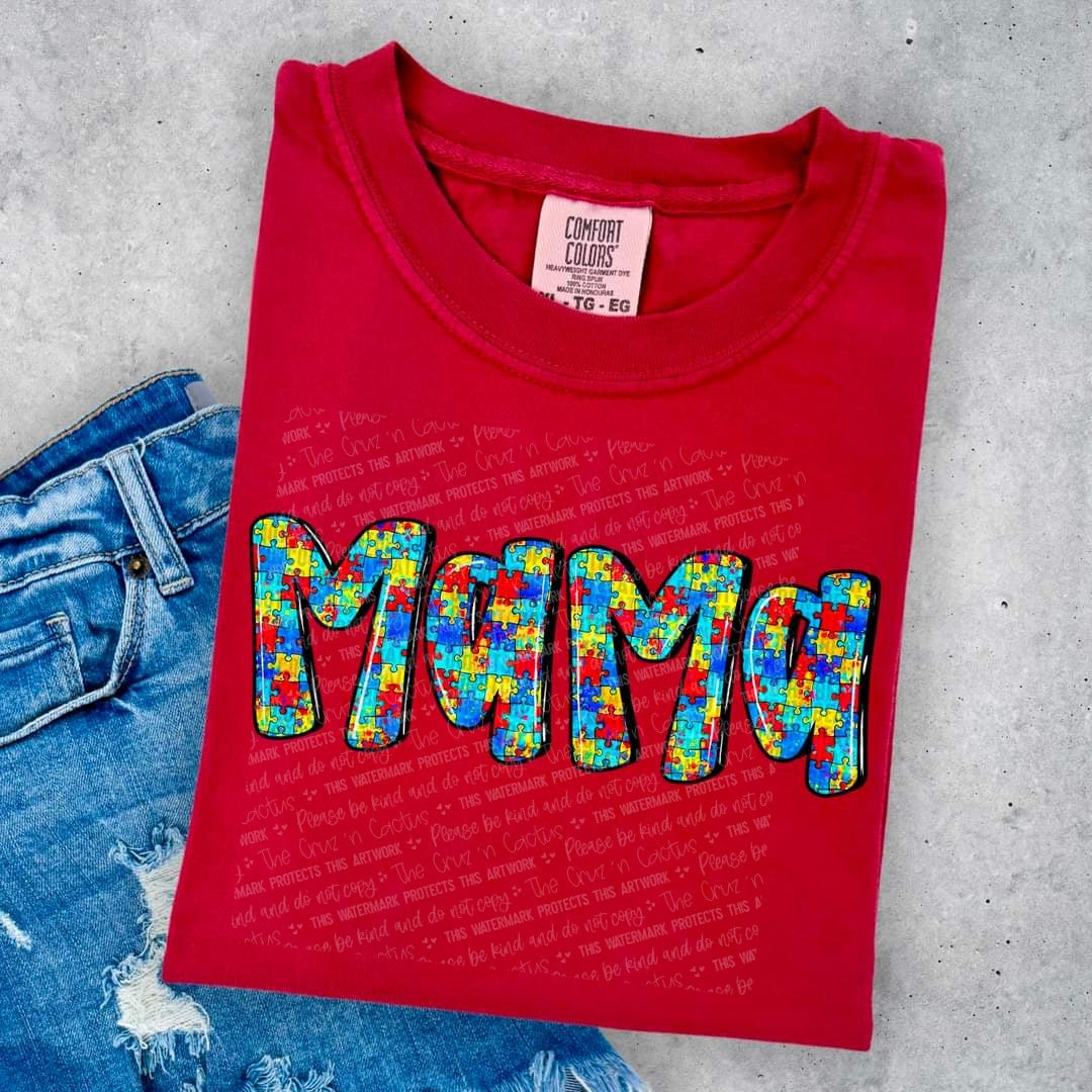 CUSTOM Autism Alpha Tee