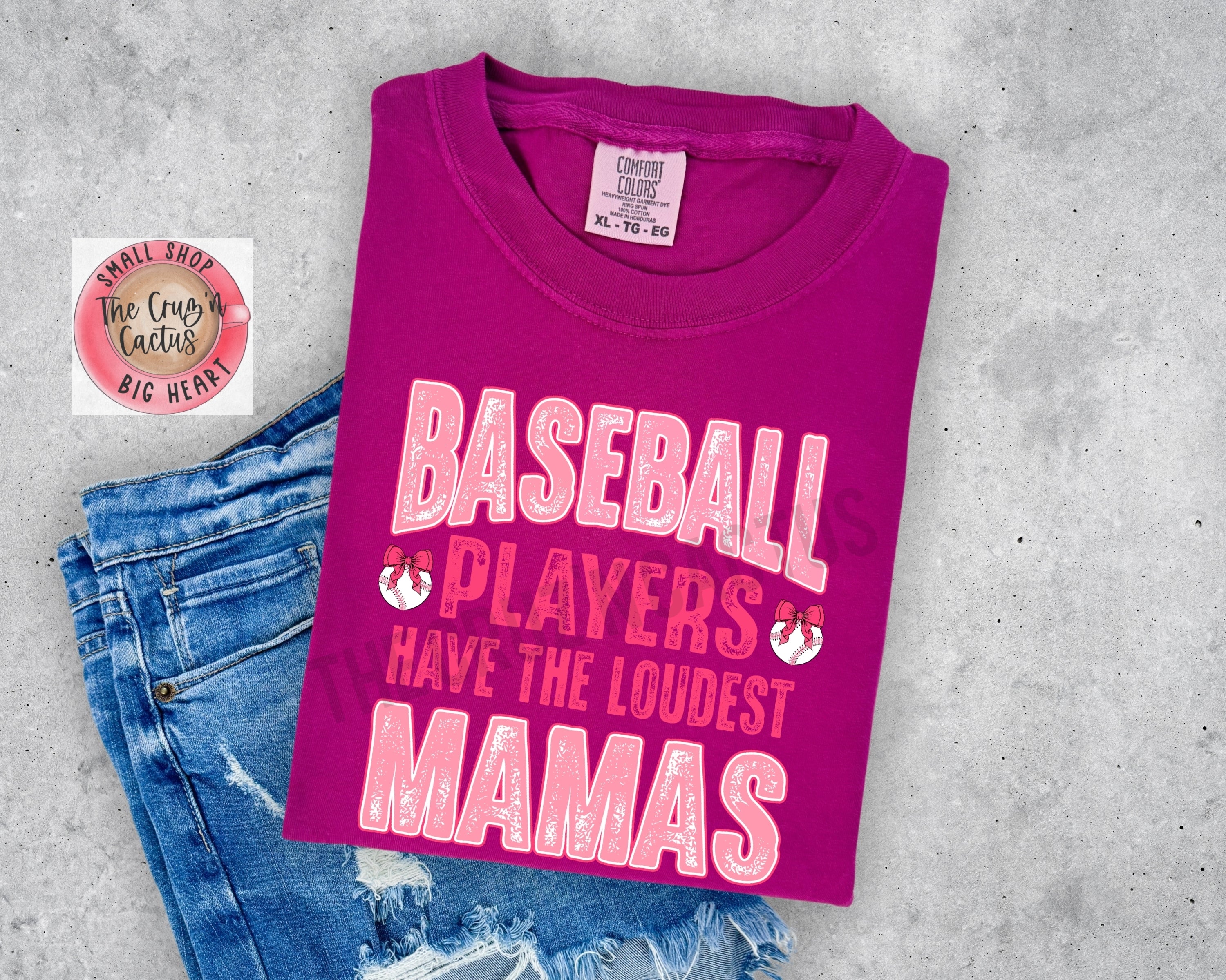 🩷⚾️ Baseball Players Have The Loudest Mamas (pink font)