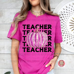 Teacher/Pink Pumpkin