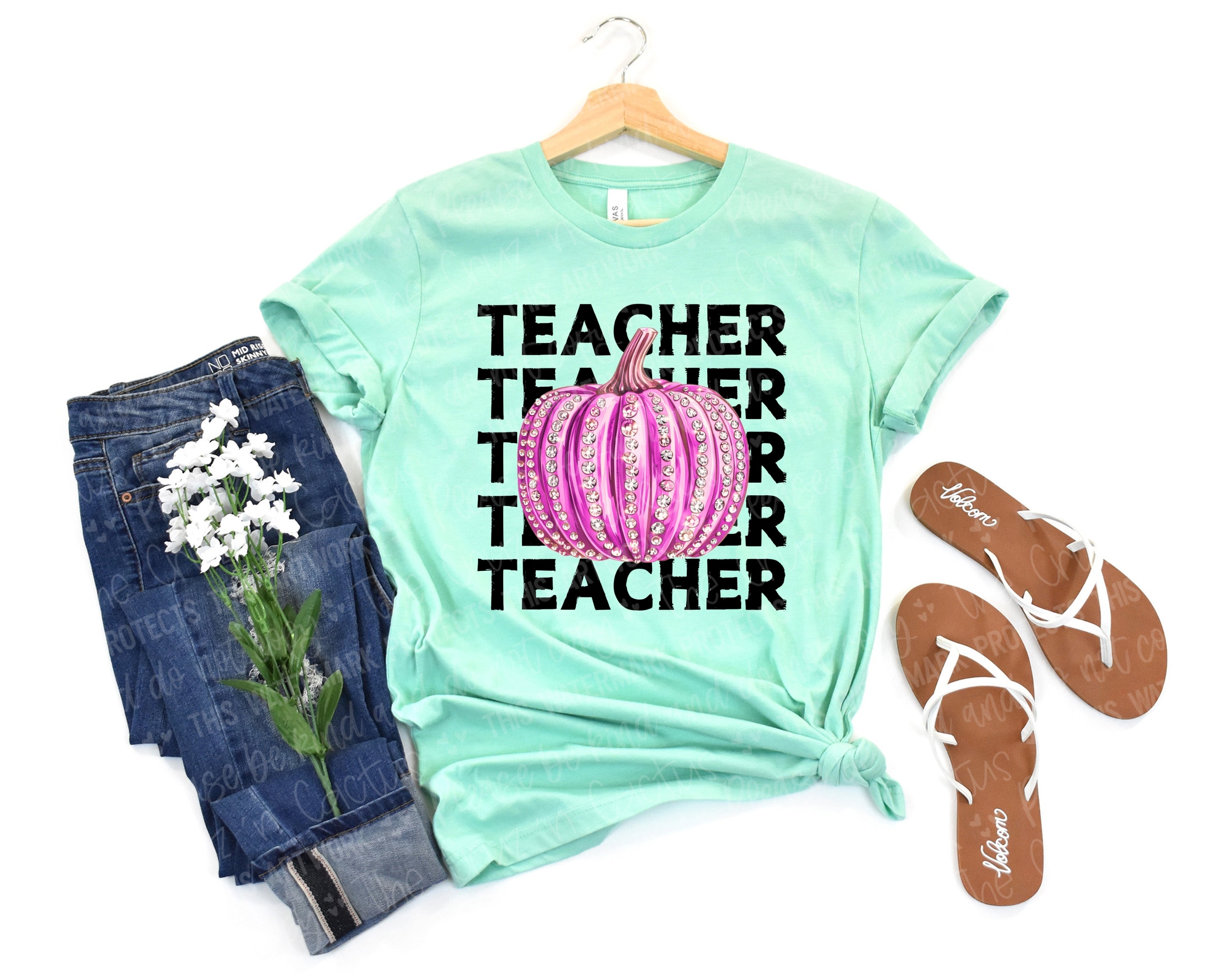 Teacher/Pink Pumpkin