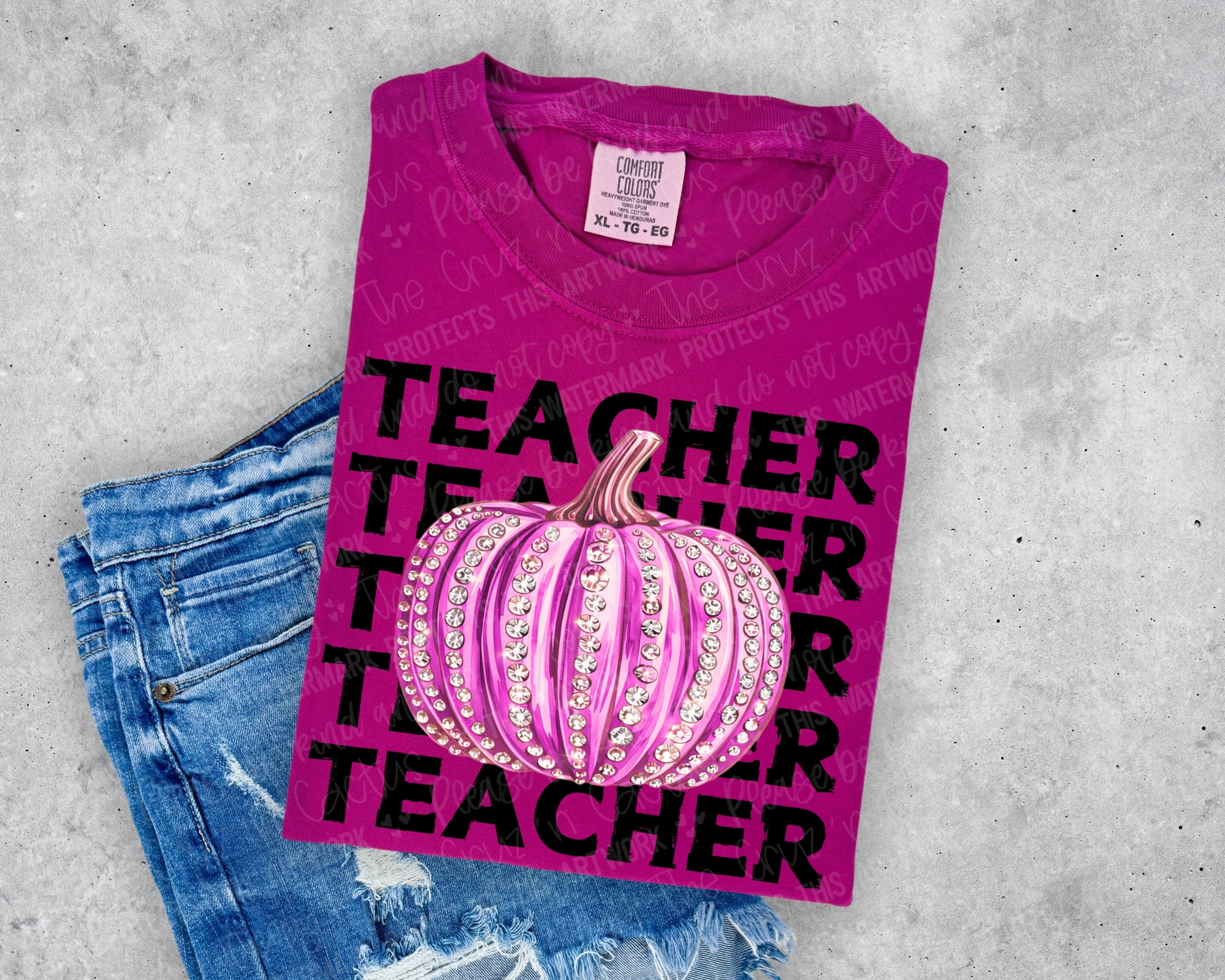 Teacher/Pink Pumpkin