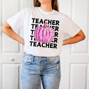 Teacher/Pink Pumpkin