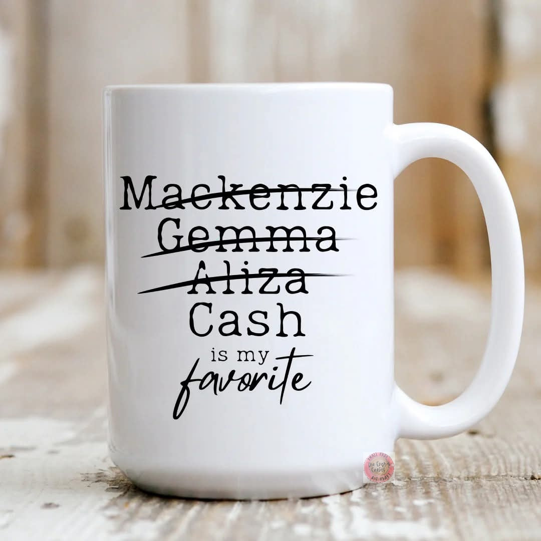 "My Favorite" mug