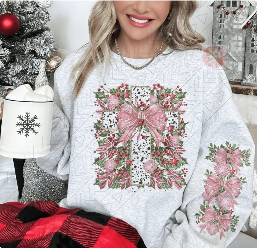 Christmas Cross Sweatshirt