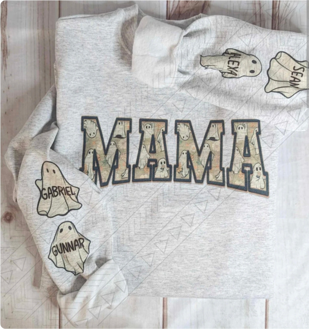 Ghost Mama Sweatshirt (custom)